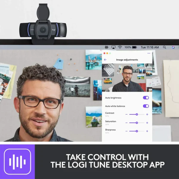 Logitech C920e HD 1080p Webcam - Image 3
