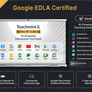 X2 Pro Digital Board for Teaching 65 inch (1.65m) Google EDLA Certified